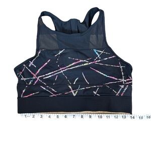 ZYIA Active Size Large Abstract‎ All Star Bra EUC